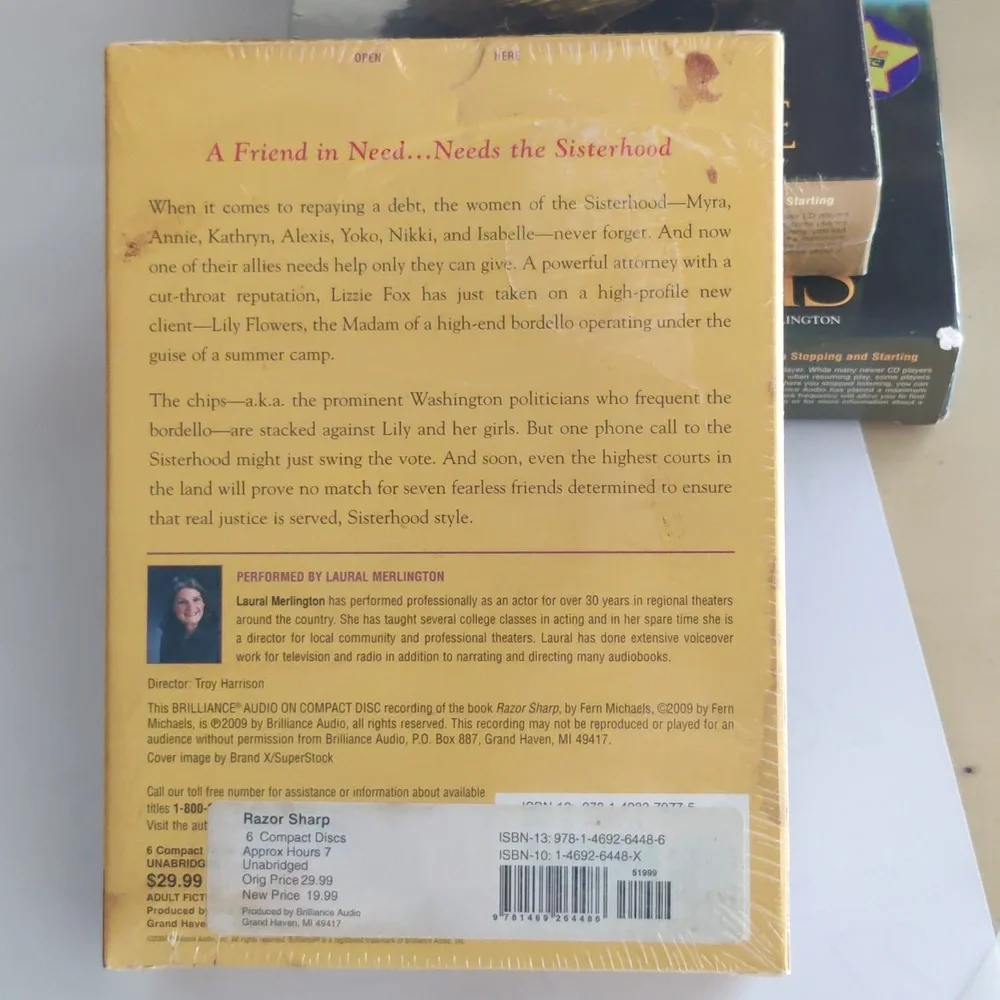 Fern Michaels 'Razor Sharp' Audiobook - Picture 2 of 4